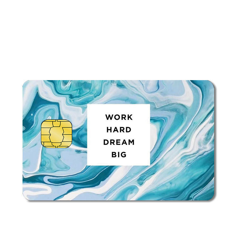 Calcomanía Impermeable para Tarjetas Bancarias de PVC Impermeable y Antideslizante para Tarjetas Bancarias