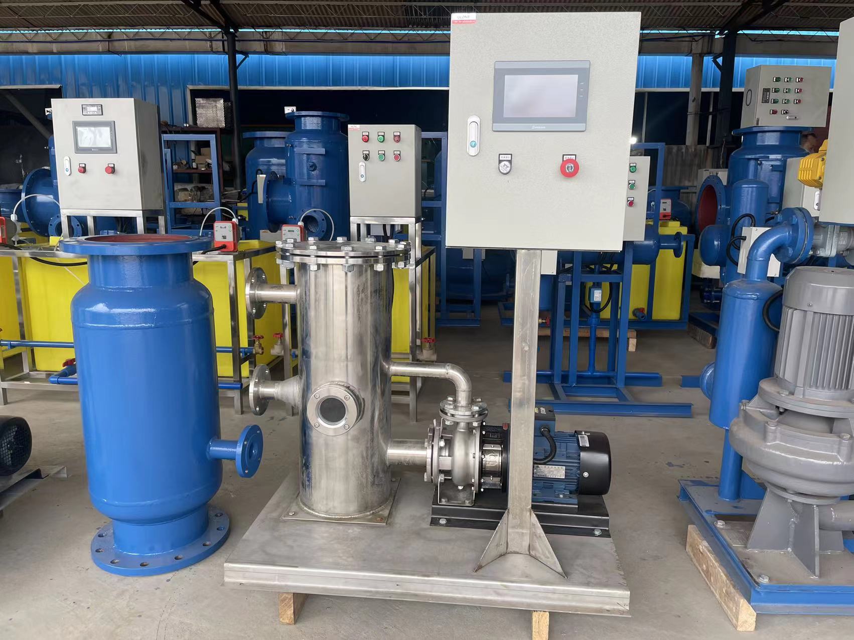 广州冷凝器胶球在线清洗置美疌MJR-EDLS刷式在线清洗设备