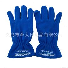 工厂定-做摇粒绒保暖手套冬季保暖绒布五指手套户外骑行运动手套