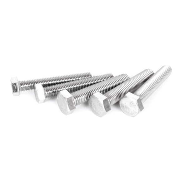 304 stainless steel external hexagon bolt stainless steel extended full tooth external hexagon screw hexagon bolt