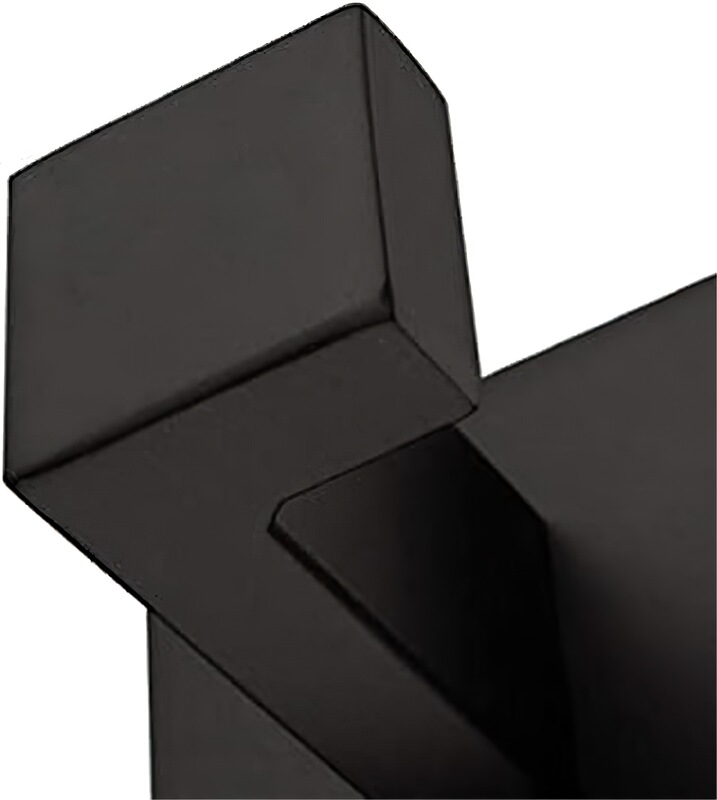 Non-perforated 304 stainless steel Black no drill towel hook towel hook, towel hook black clothes hook