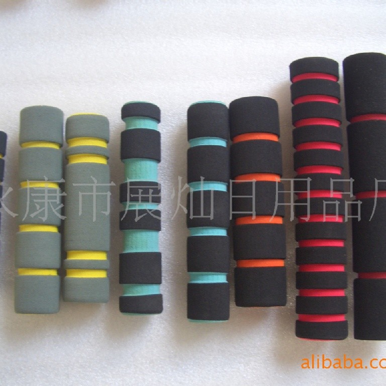 源头厂家批发健身器材EVA橡胶发泡护套NBR防滑耐磨手柄握把套