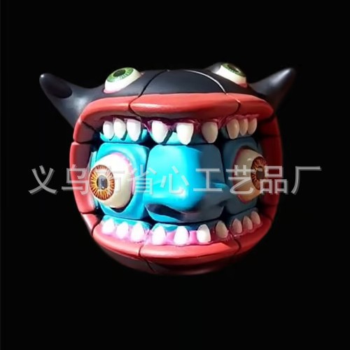 Amazon's popular product Sculpture Rubik's Cube Handmade Monster…