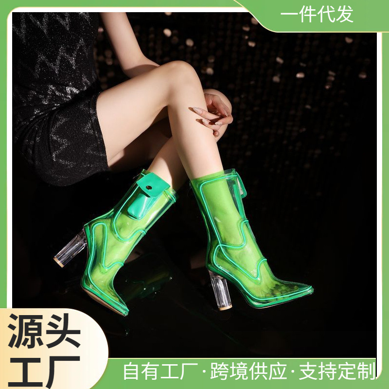 2026 New Model Performance Foreign Trade Party Led Oversized Glitter Light-Up Women's Boots for Electronic Music Festivals and Dance 2026 New Model Performance Foreign Trade Party Led Oversized Glitter Light-Up Women's Boots for Electronic Music Festivals and Dance