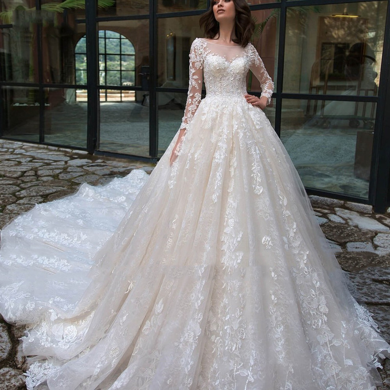 2026 Socialite Short White Mid-Waist Elegant Off-The-Shoulder Mid-Length Trailing Wedding Dress Factory Supply Wholesale