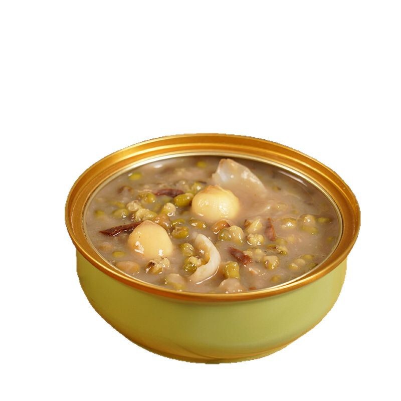 潤城堂みかんの皮と蓮の実緑豆ペースト 185 グラム * 8 ボウルすぐに食べられる卸売インスタント粥広東風グループ購入デザート|undefined