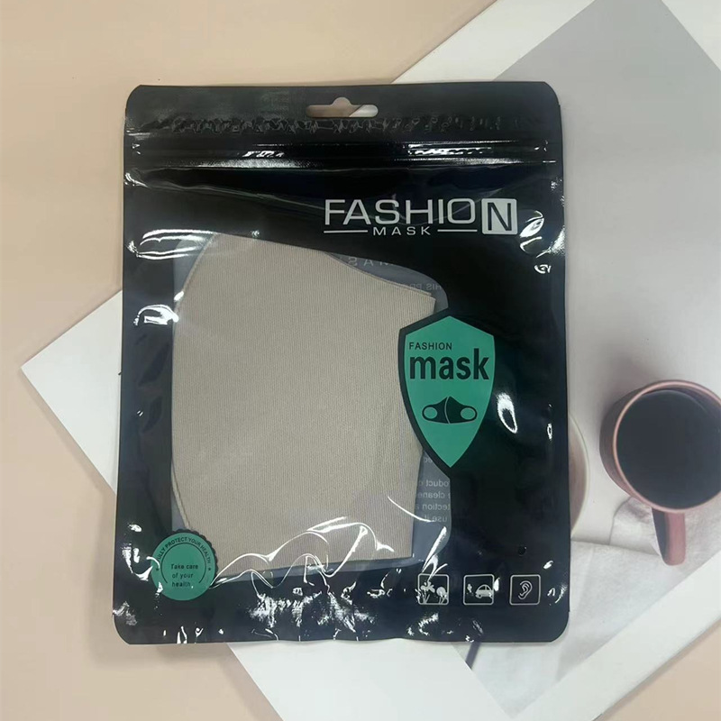 Summer Thin Knitted Mask, Sun Protection, Easy to Breathe Through, Washable, Ice-Feel Mask, Fashionable Three-Dimensional Breathable Ice Silk Mask