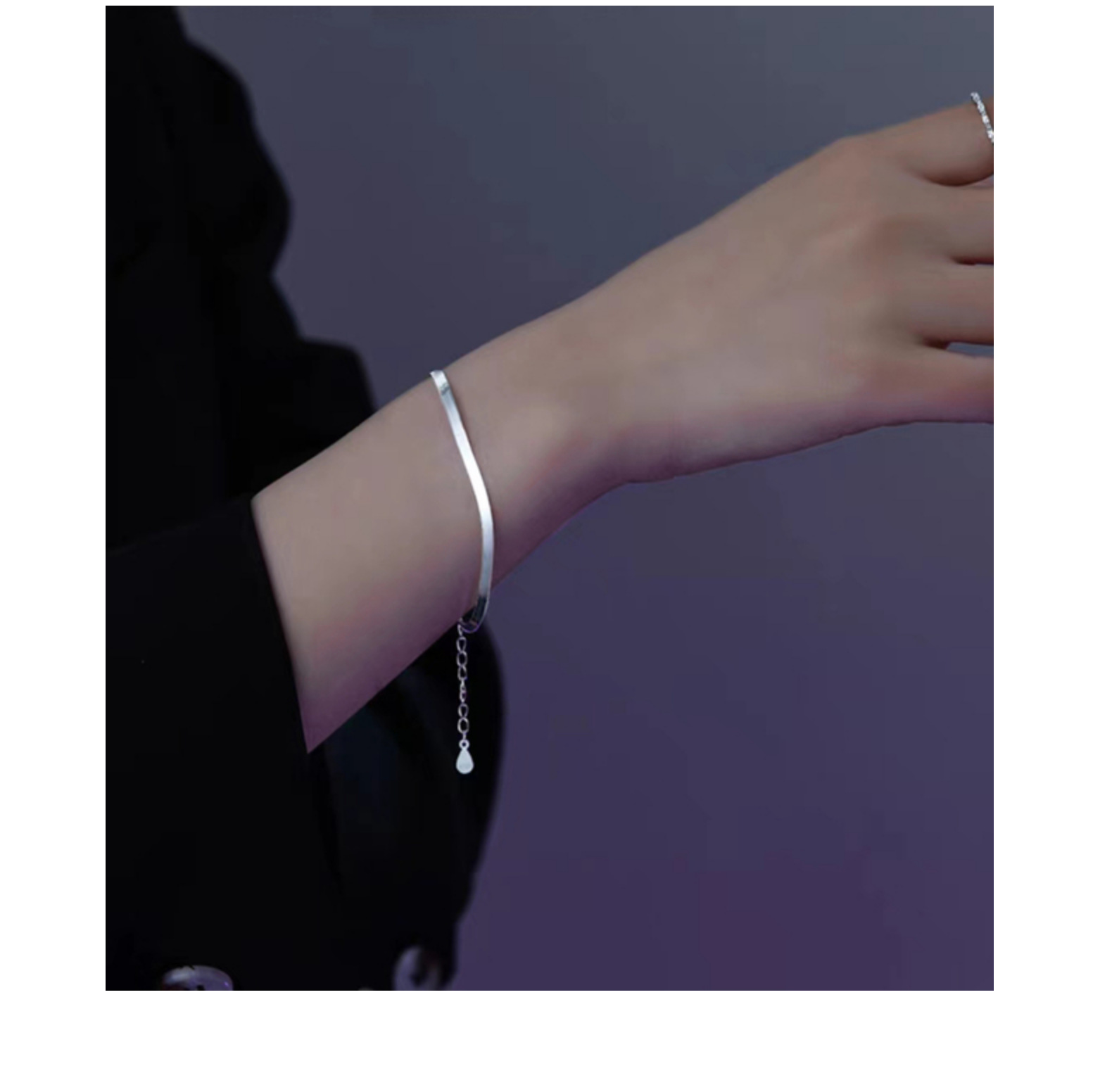 5g Weight Bracelets Classification 925 sterling silver Chain Material 1 Piece Quantity Holiday, Daily Occasion 925 Sterling Silver Material Geometric Pattern Women's Gender Plating Design Simple Style, Classic Style Style 925 Sterling Silver Bracelets Simple Style Classic Style 13