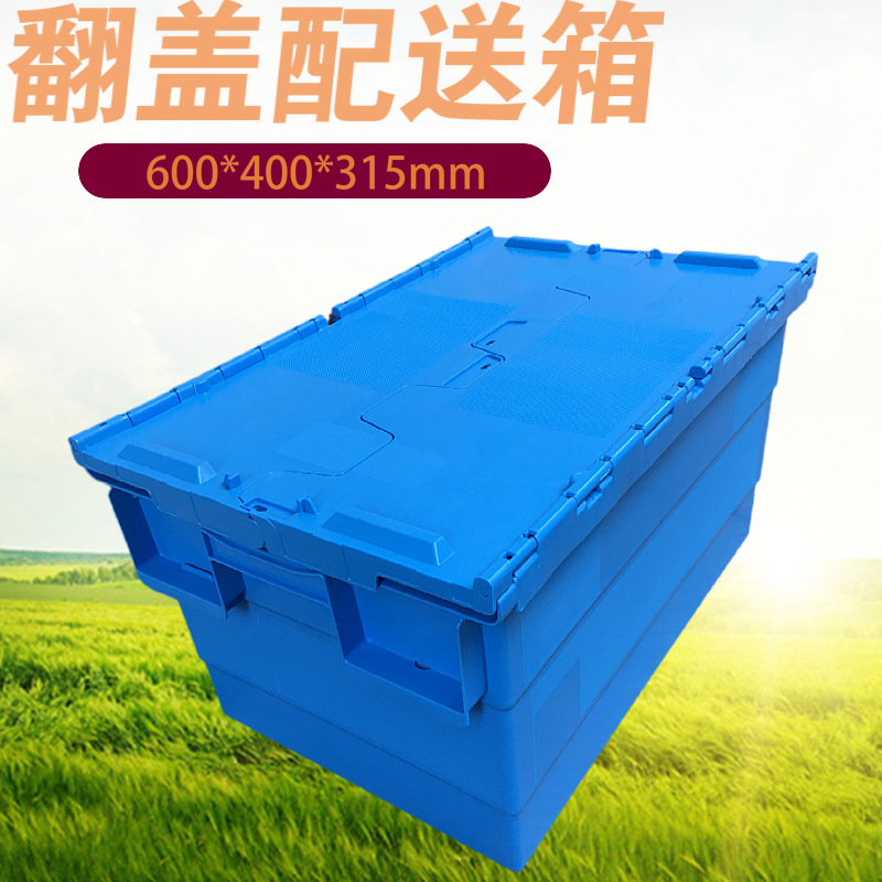 批发广州医药冷链连盖箱 彩色斜插式连盖箱 抗冲击物流箱