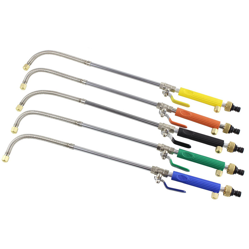 Fábrica transfronteriza directa hogar lavado de coches Jardín de alta presión de lavado de metal ajustable pistola de agua image 6