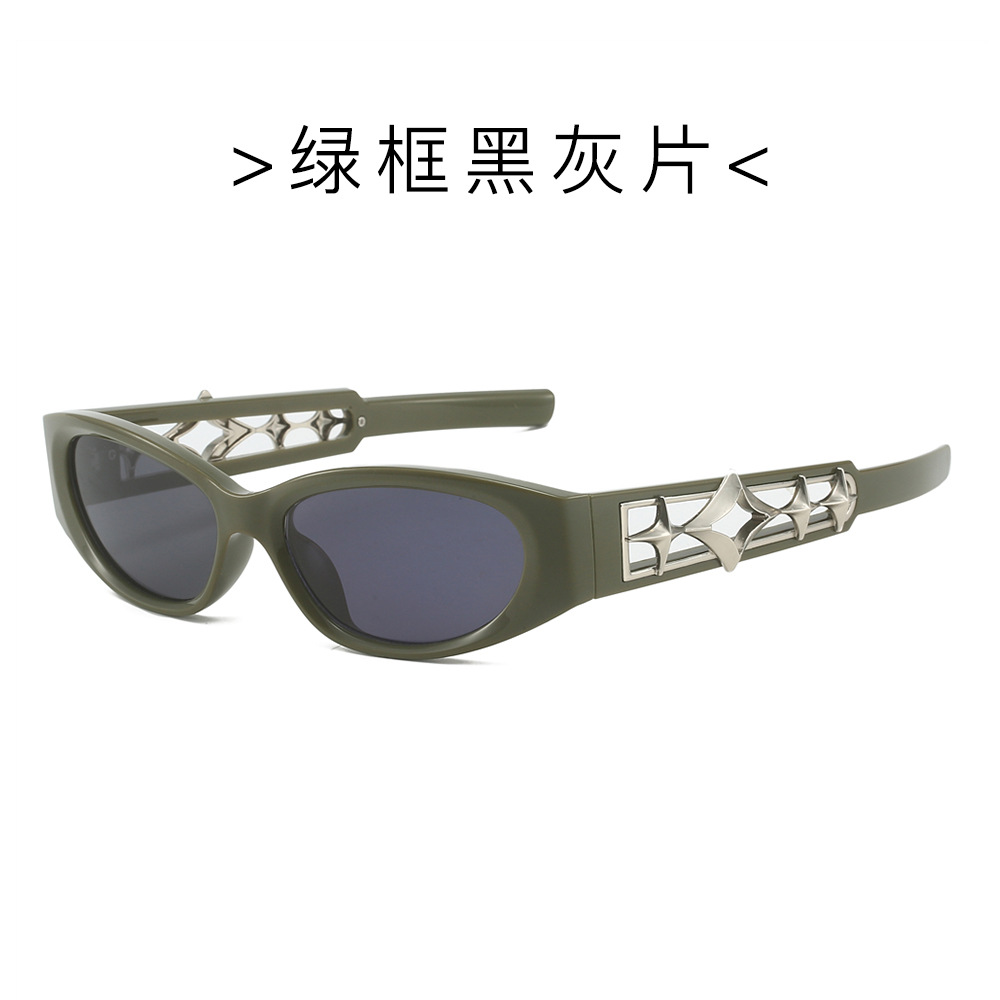 2024 fábrica directa transfronteriza Comercio exterior gafas de sol nueva personalidad punk gafas de sol hombres y mujeres de Europa y América gafas de sol huecas