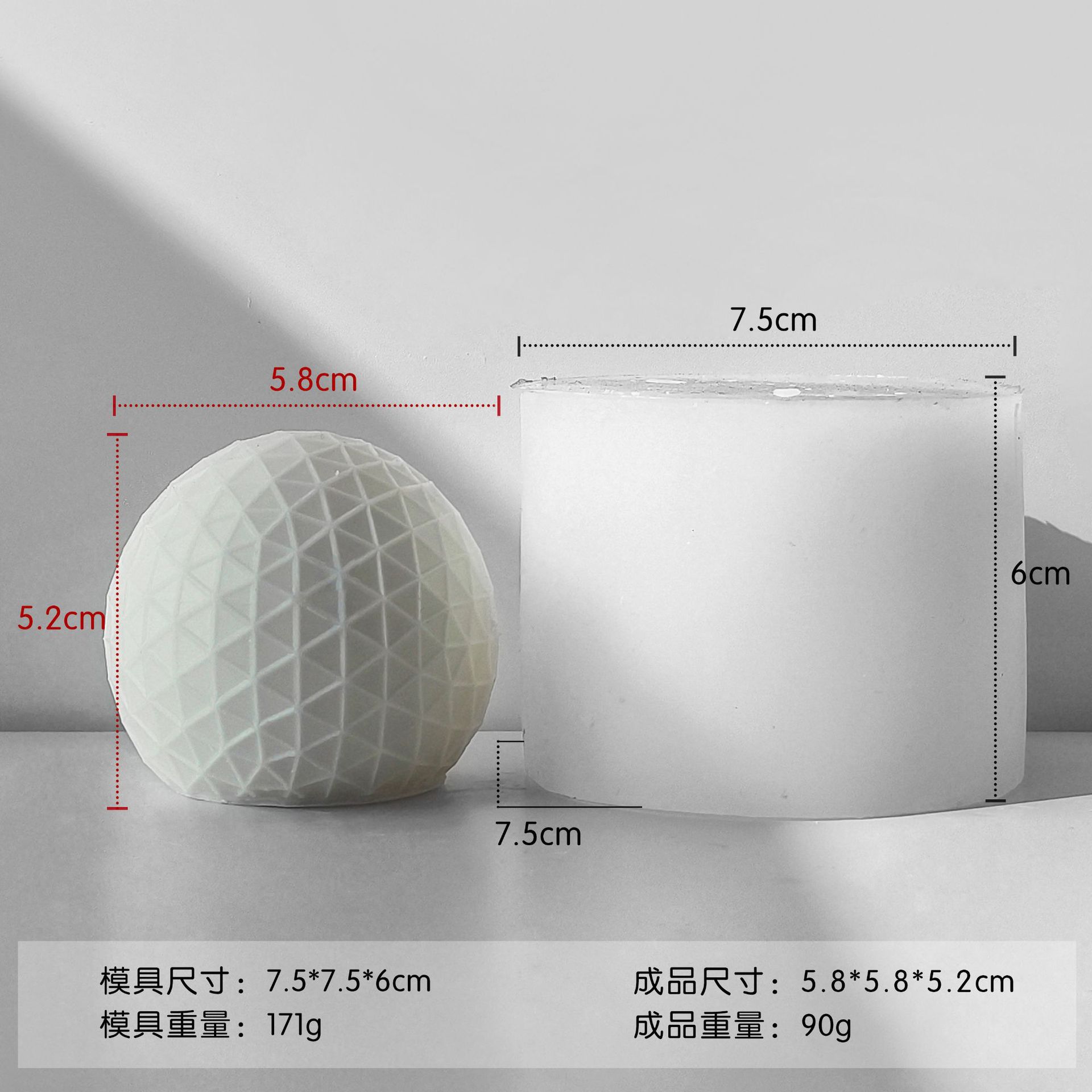 En stock en forma de pera aromaterapia vela molde de silicona DIY botella en forma de jabón hecho a mano herramienta abrasiva molde para hornear en forma de abanico