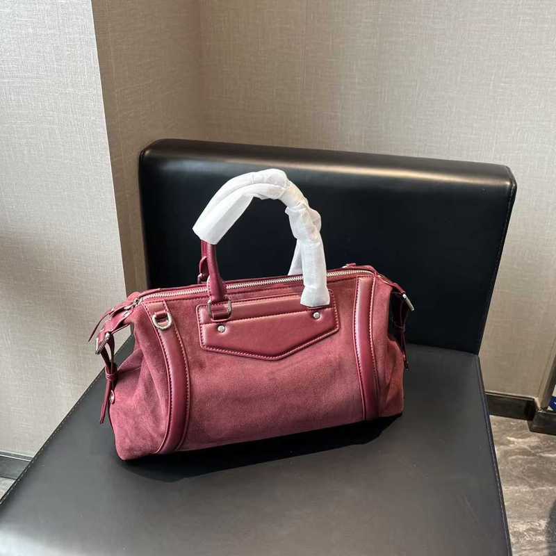 真皮女士机车包手提单肩包 新款波士顿包大容量女包 小众包包定|undefined