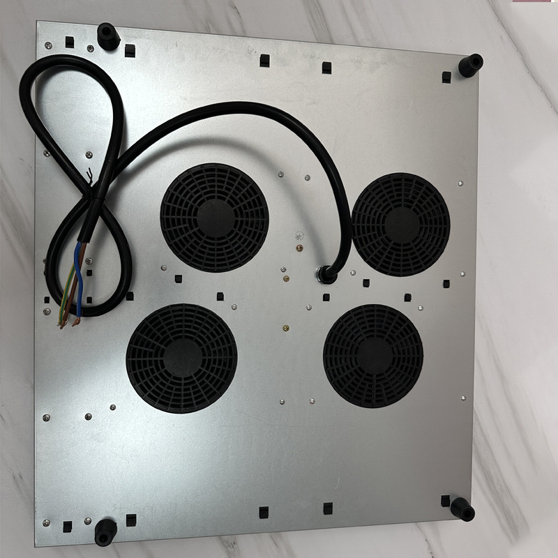 Cocina de Inducción de Cuatro Quemadores Integrada para Comercio Exterior, Nuevo Modelo Comercial, Cocina Doble, Versión en Inglés, Estándar Estadounidense, Cocina Eléctrica de Cerámica de 110v para Exportación