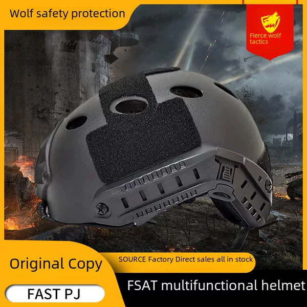 Source Manufacturer Fast Functional Tactical Helmet with Holes Outdoor Sports Cycling Real Person Cs Special Training Head Protection