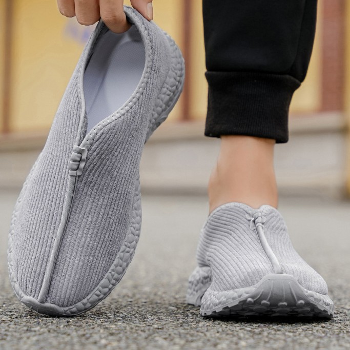 僧鞋老人鞋秋款居士和尚鞋透气软底夏季老北京单鞋一脚蹬健步休闲