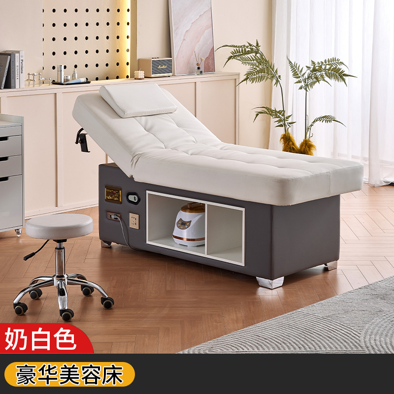 Multifuncional cama de belleza eléctrica SPA salón de belleza fisioterapia cama de masaje tatuaje cuerpo loción cama temperatura constante calefacción