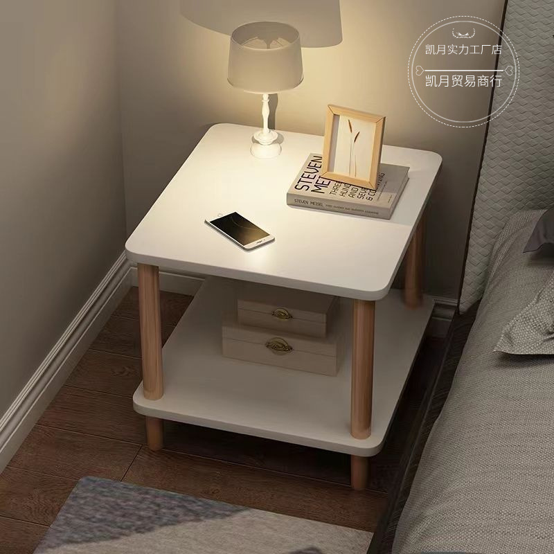 Bedside Table Bedside Modern Simple Table Rental House Sofa Coffee Table Bedroom Simple Small Storage Rack
