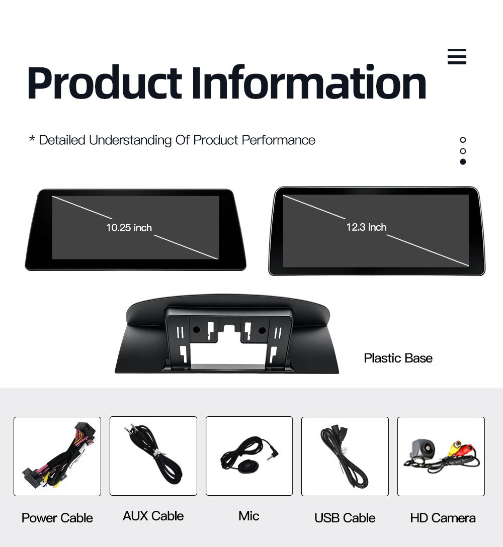Suitable for BMW 5 Series E60 E61 E63 E64 car central control large screen navigation Carplay player