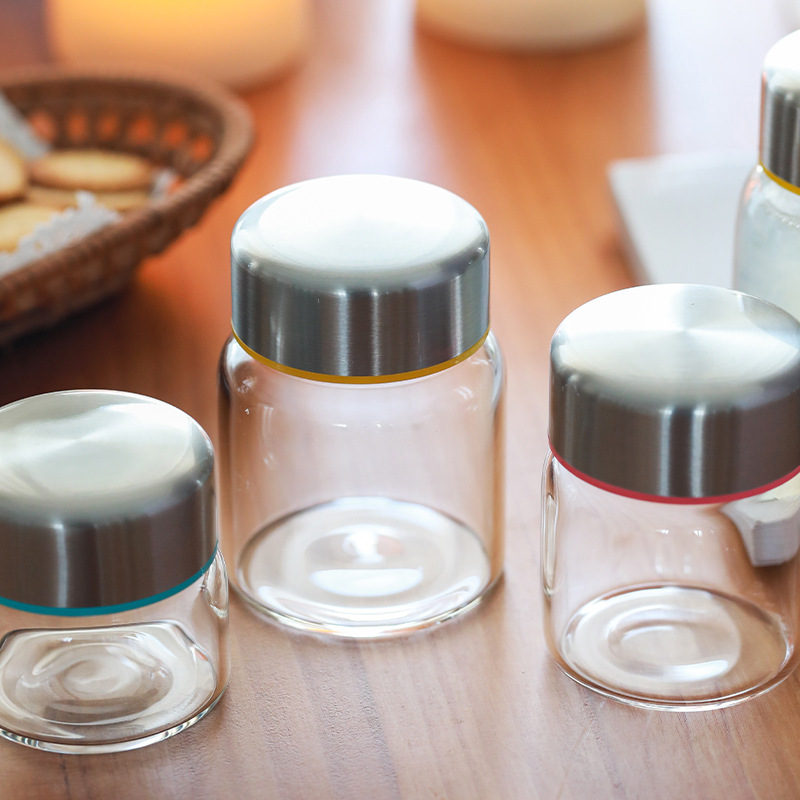 透明玻璃燕窝花胶分装瓶空瓶银耳蜂蜜炖杯食品级玻璃密封罐