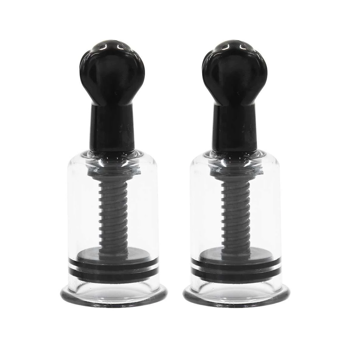 Flirting cupping set, transparent multi-size cups (2–5.9 cm inner diameters), single-piece options