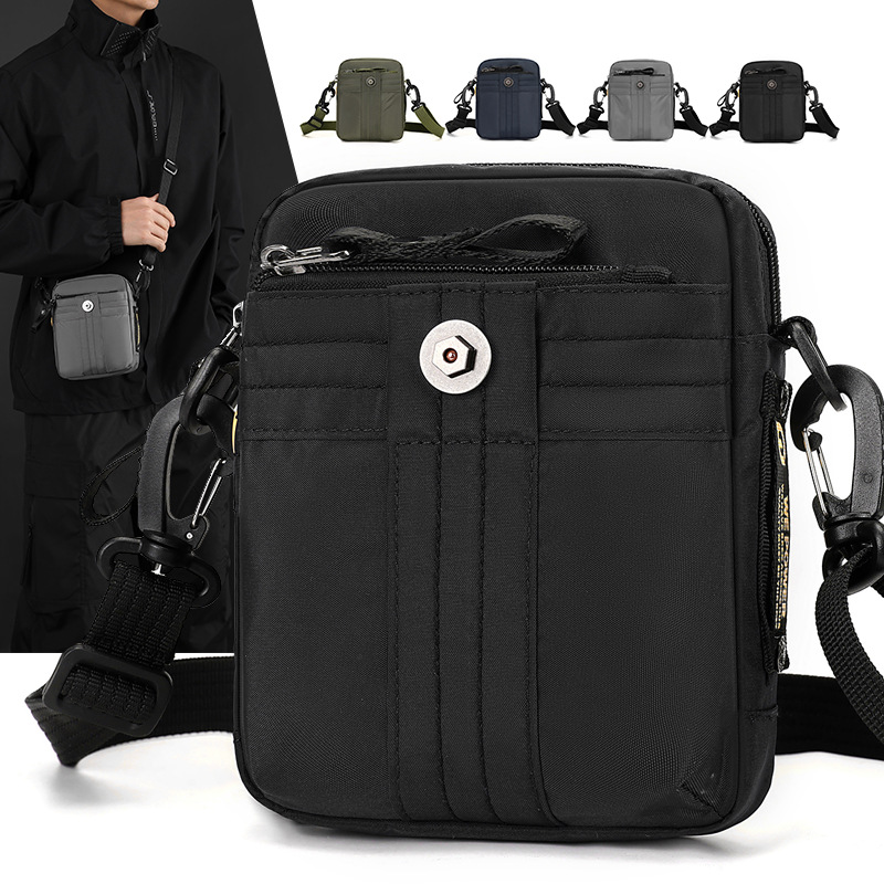 WEPOWER nuevo tipo de bolso de hombro para hombres, bolso de hombro portátil para viajar, bolso de cintura para llevar