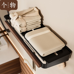 個物胡桃木タオル棚トイレ穴なし浴室棚トイレ高級トイレバスタオル棚