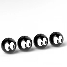 汽车通用气门嘴帽个性轮胎气门阀嘴帽改装表情球形轮胎盖气门嘴帽