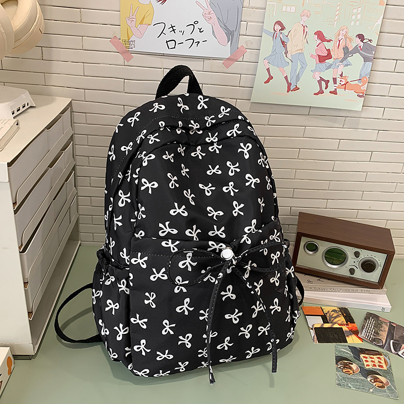 新しいクロスボーダー爆発バタフライスクールバッグバックパックファッションガールファッションシンプル多用途バックパックレディースバック|undefined