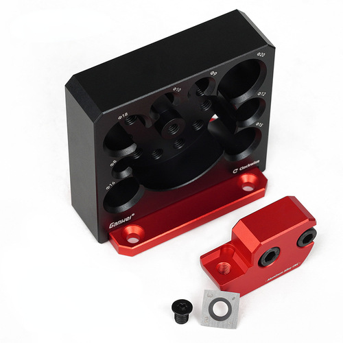 8-Hole Electric Drill Arbor Adjustable Lathe Turning Tool for Wood Rods, Dowels, Square Bars, and Turning Round Wood Bars Woodworking DIY Assistant Tool
