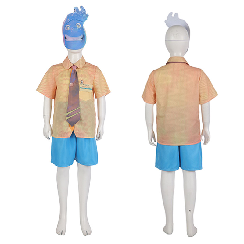 Crazy elemento ciudad cos ropa animación película Ember Fire Wade agua vestido abrigo de Halloween rendimiento