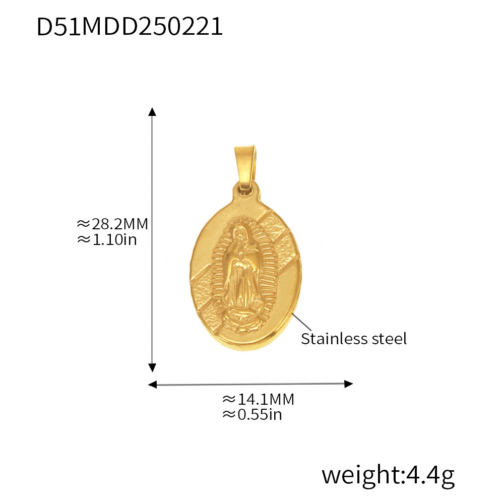 Europa y América de moda DIY accesorios colgante colección red de acero inoxidable 18K joyas collares de oro real al por mayor