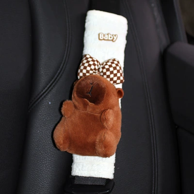 Seat belt shoulder pad | decoration - bow-tie-large-capibala-1-puff-shoulder-pad