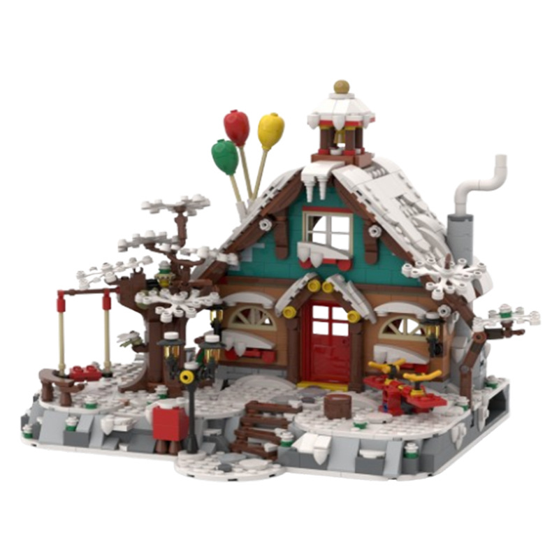 Castle Building Block Diy Model For Children Small Particle Set_voghion.com
