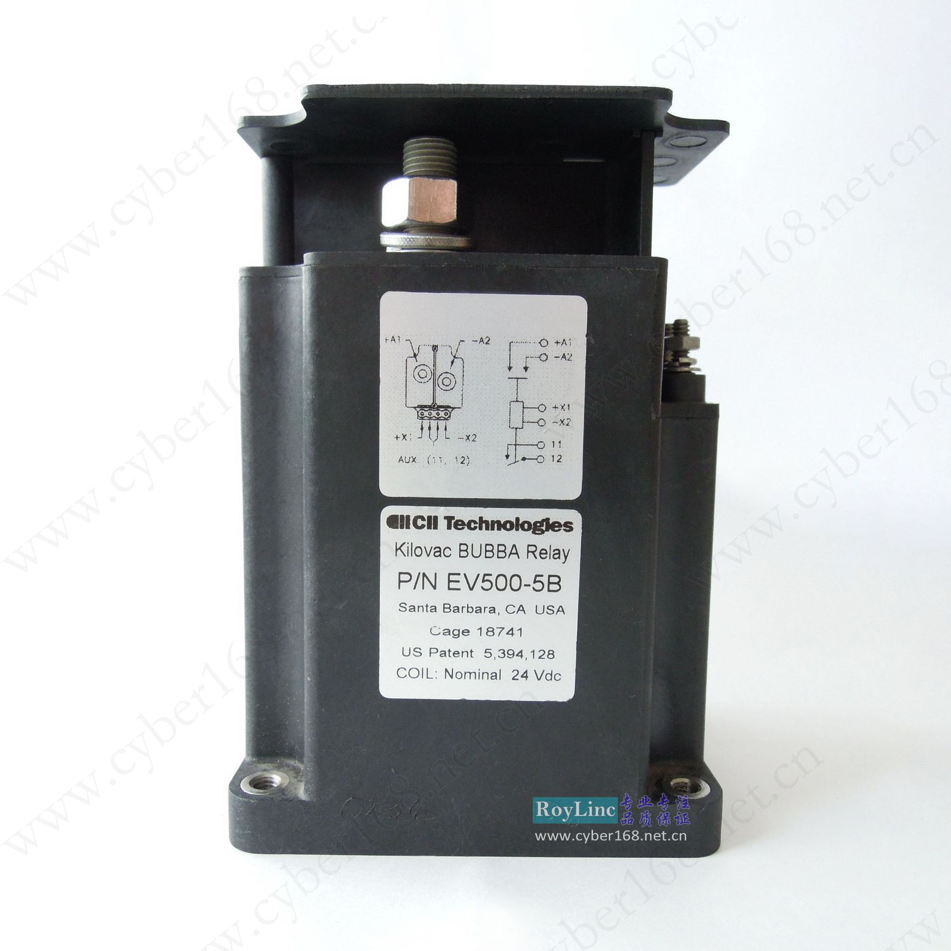 Kilovac 1800Vdc 600A 高压直流接触器继电器 EV500-5B EV500-5A