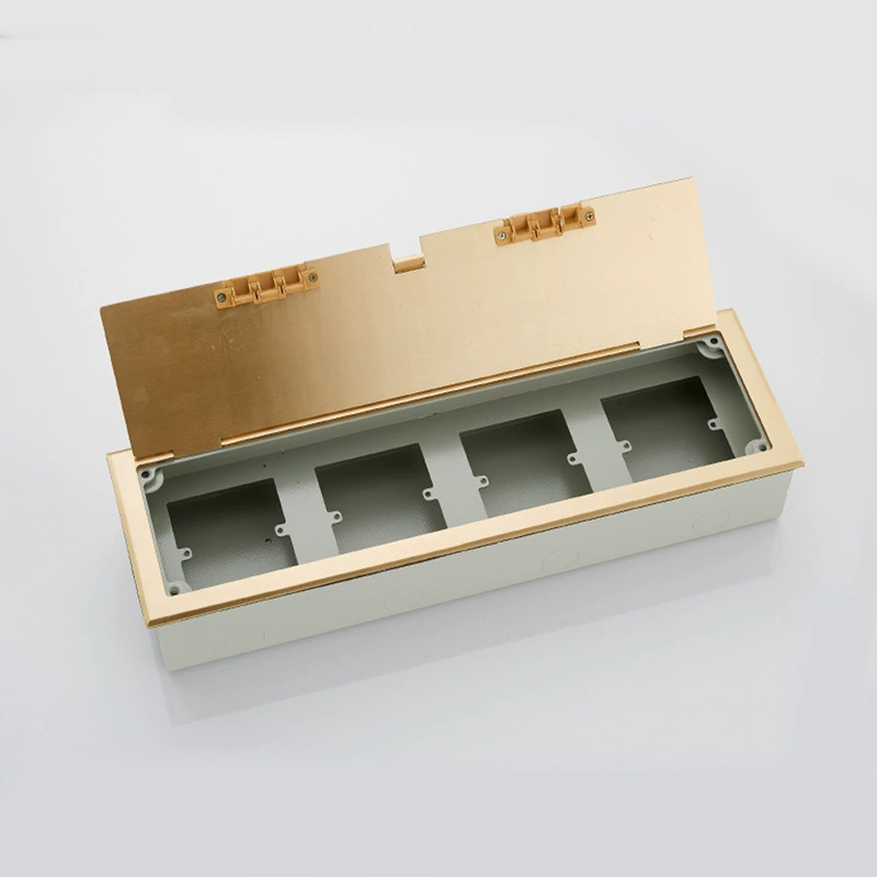 Нержавеющий стальной заземляющийSocket 486, медная 4-позиционная розетка 86, заземляющий гнездо, сторона кабеля, пол