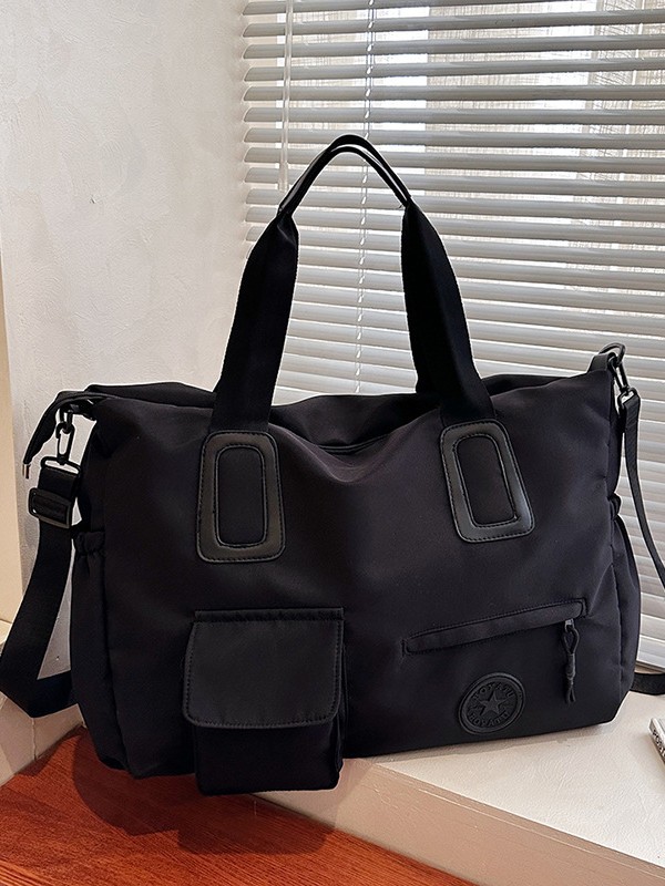 大容量の短距離旅行バッグ、軽量収納フィットネスバッグ、スポーツ軽量ショルダーバッグ、女性用カジュアルで多用途なハンドバッグ