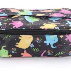 跨境斜纹化妆包便携家用收纳包批量可定防水大容量化妆包工厂直供