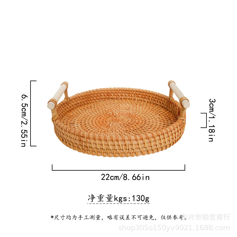 メーカー現物ベトナム編みかごパン果物菓子両耳手提げピクニックかごテーブル編みかご|undefined