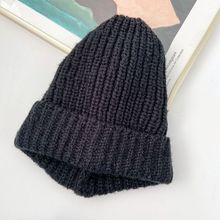 防寒帽子女大头堆堆毛线帽子女秋冬季韩版米色围冬天保暖针织帽
