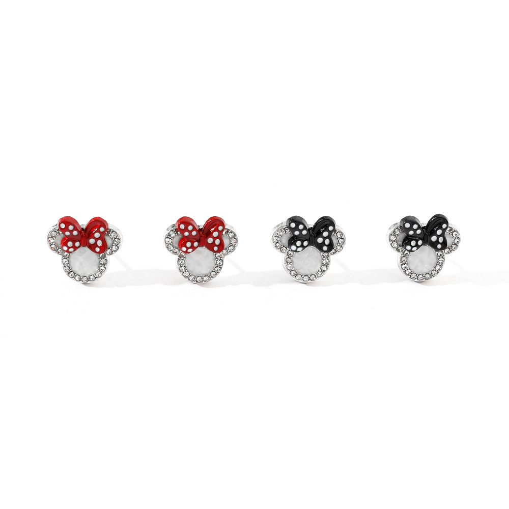 Fresh cute universal earrings with bow