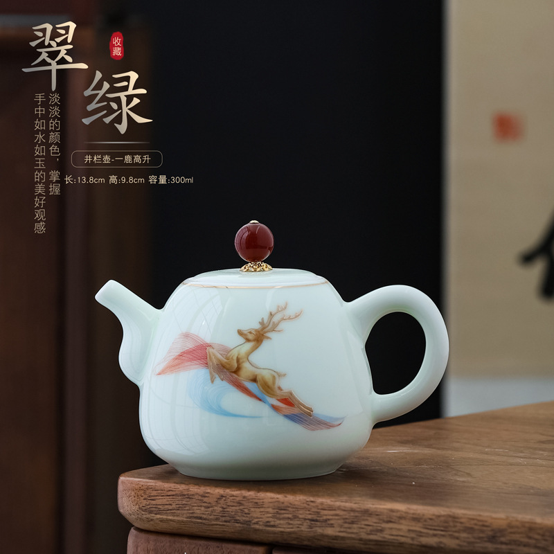 翠绿将军壶祥鹿