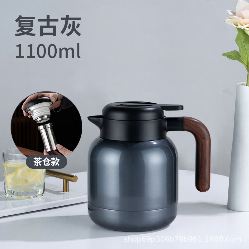 316 de acero inoxidable tetera estofada olla térmica miso antiguo té blanco cáscara de mandarina olla estofada Shangming cafetera hervidor