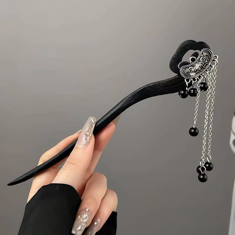 Horquilla de sensación de alto nivel de borla de estilo antiguo para mujer nueva horquilla de estilo chino