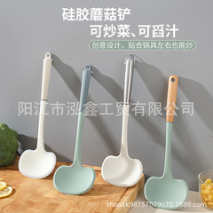 新款硅胶锅铲蘑菇铲小炒菜铲炒勺不粘锅专用食品级耐高温厂家直售