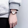 Trend retro swiss watch for leisure, suitable for import, Korean style, simple and elegant design