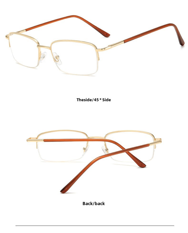 High-definition Reading Glasses Large Frame Men's Prescription_voghion.com