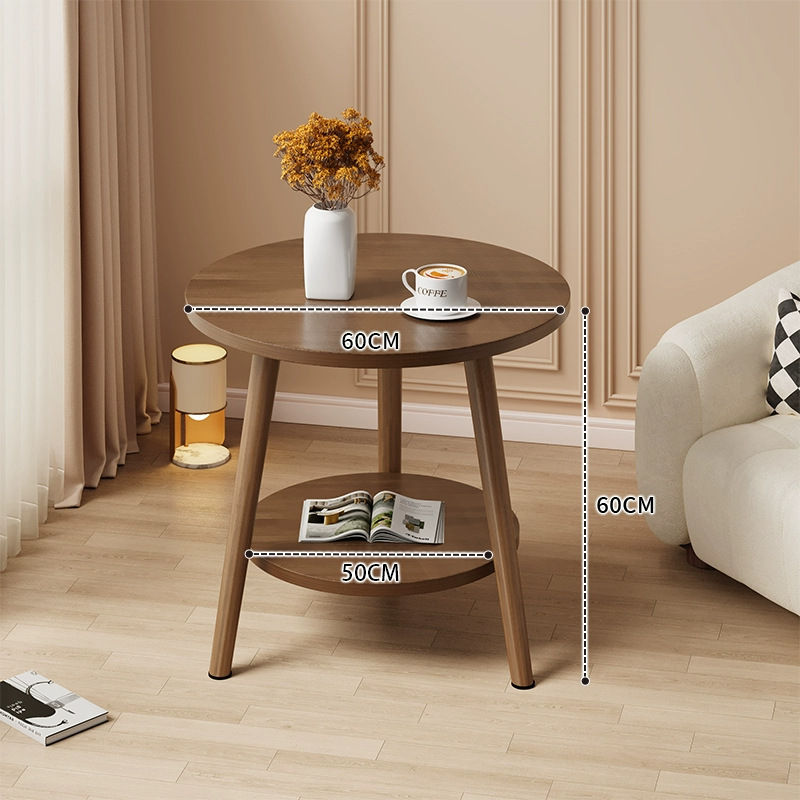 Mesa redonda pequeña mesa de té simple sala de estar casera sofá lado varios dormitorios mesas de cabecera creativas mini simple mesa de balcón