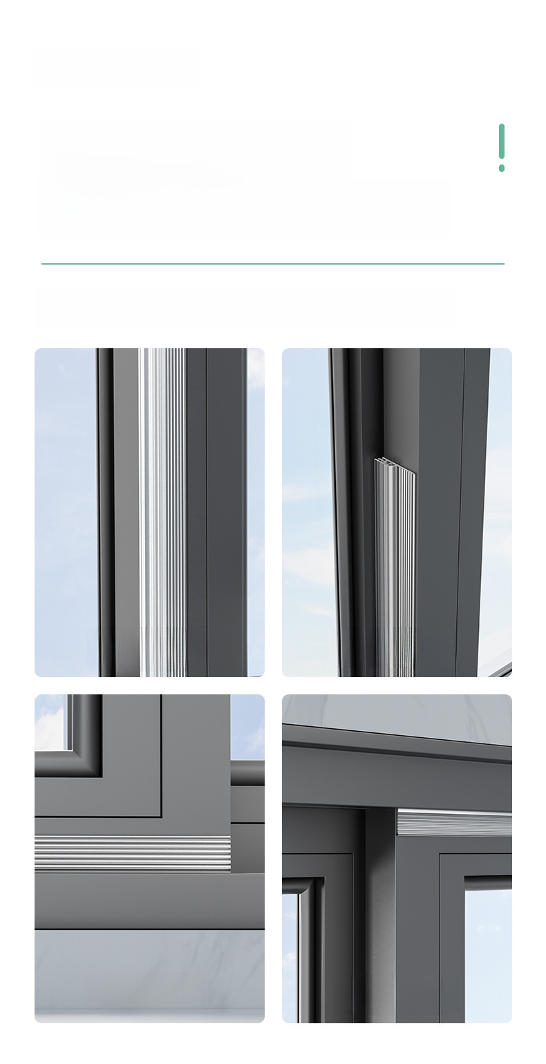 Sliding window sealing strip window windshield artifact gap filling plug strip plastic steel window windshield sealing window waterproof strip