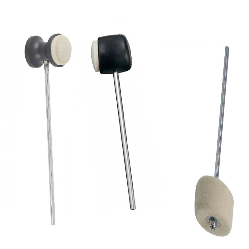 批发架子鼓爵士鼓电鼓踩锤锤头单踩双踩毛毡锤头加重双面锤头